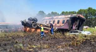 Acidente de trem mata 12 e fere 260 pessoas na África do Sul