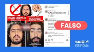 Vacinas contra covid não causam AVC, ao contrário do que afirma postagem sobre youtuber Pirulla